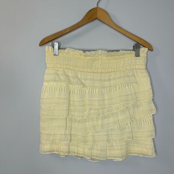 IRO Adrine Top & Delia Skirt Set Ruffle Romantic Silk blend Women's Sz 2 - Picture 10 of 12